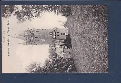 AK Potsdam Babelsberg Flatow Turm 1920