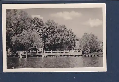 AK Hotel Restaurant am Peetzsee Grünheide / Mark 1960