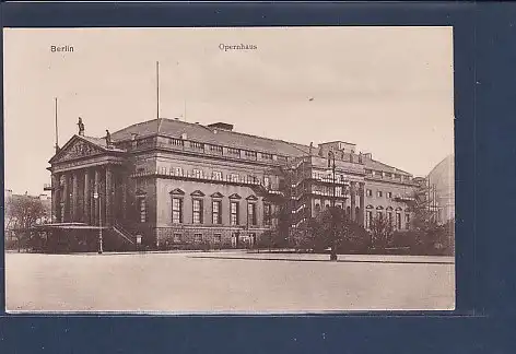 AK Berlin Opernhaus 1920
