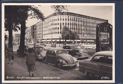 Photo AK  Berlin Kurfürstendamm - Grolmannstr. 1950