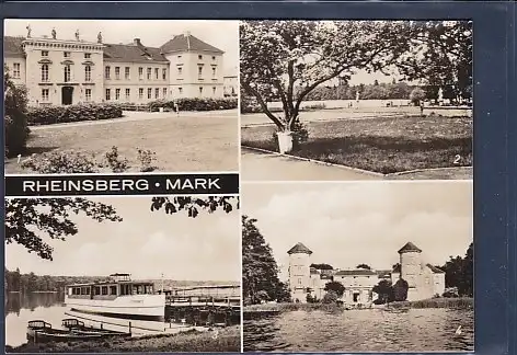 AK Rheinsberg Mark 4.Ansichten Schloß 1973