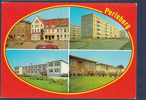 AK Perleberg 4.Ansichten Geschwister Scholl Oberschule 1983