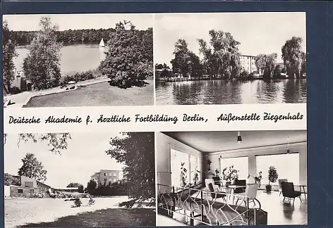 AK Deutsche Akademie f. Ärztliche Fortbildung Berlin Außenstelle Ziegenhals 4.Ansichten 1971