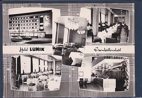 AK Hotel Lunik Eisenhüttenstadt 5.Ansichten 1964