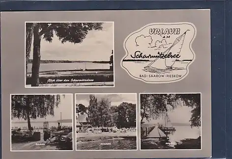 AK Urlaub am Scharmützelsee Bad Saarow Pieskow 4.Ansichten 1964