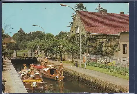 AK Storkow / Mark An der Schleuse 1985