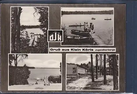 AK Gruß aus Klein Köris Jugendherberge 4.Ansichten 1969