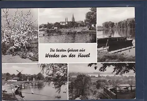 AK Die besten Grüsse aus Werder an der Havel 5.Ansichten 1981