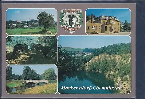 AK Markersdorf / Chemnitztal 5.Ansichten 1990