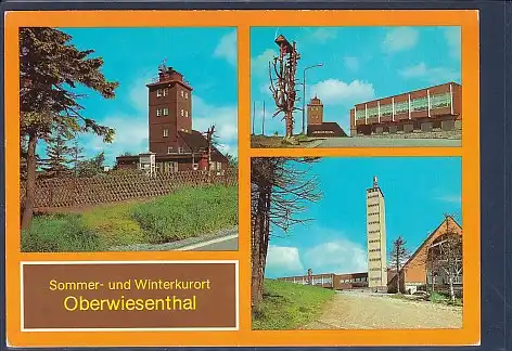 AK Sommer und Winterkurort Oberwiesenthal 3.Ansichten 1981