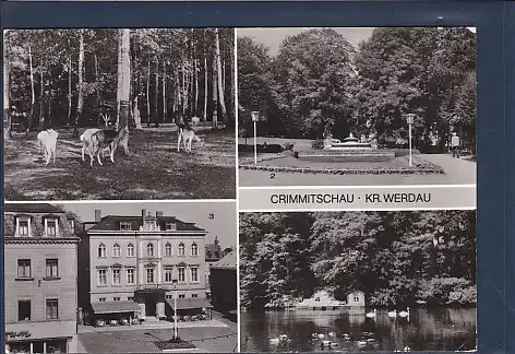 AK Crimmitschau Kr. Werdau 4.Ansichten Wildgehege 1987