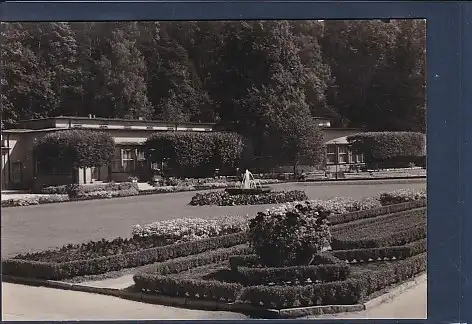 AK Staatsbad Bad Elster HO Bode Cafe am Badeplatz 1971