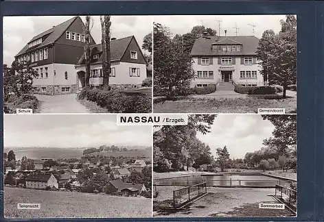AK Nassau 4.Ansichten Schule - Gemeindeamt 1978