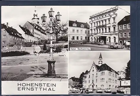 AK Hohenstein Ernstthal 3.Ansichten Hotel Sachsenring 1980