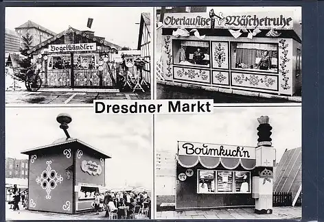 AK Dresden Dresdner Markt 4.Ansichten 1977