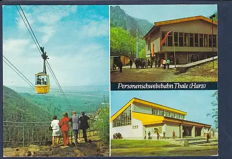 AK Personenschwebebahn Thale ( Harz) 3.Ansichten 1983