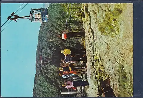 AK Thale Hexentanzplatz mit Blick zum Hotel Rosstrappe 1981