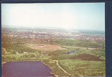 AK Bitterfeld Luftbildaufnahme 1990