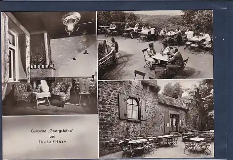 AK Gaststätte Georgshöhe bei Thale 3.Ansichten 1971
