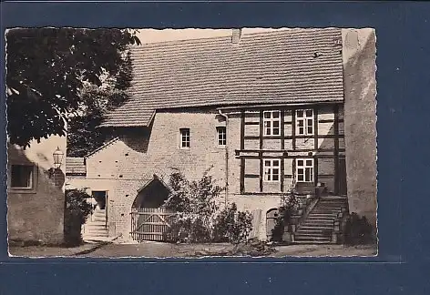 AK Burg Stargard / Mecklenburg im Burghof 1964