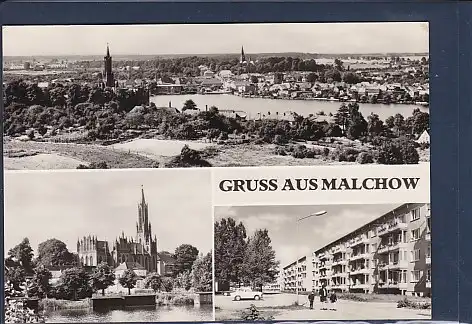 AK Gruss aus Malchow 3.Ansichten 1974