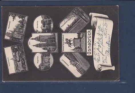 AK Osnabrück 8.Ansichten Kanzlerwall 1906