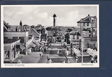AK Nordseebad Wangerooge Zedeliusstraße 1958
