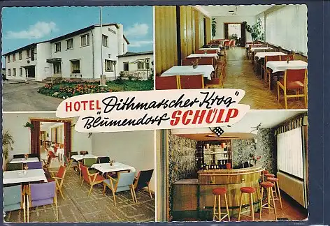 AK Hotel Dithmarscher Krog Blumendorf Schülp 4.Ansichten 1970