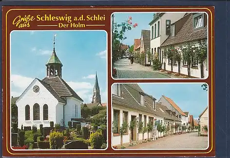AK Grüße aus Schleswig a.d. Schlei Der Holm 3.Ansichten 1994