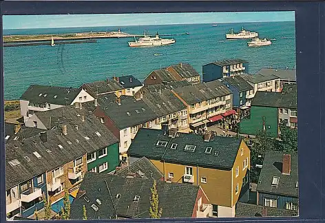 AK Helgoland Blick vom Oberland 1976