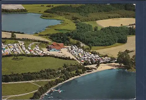 AK Campingplatz und Gaststätte Klüthseehof Klein Rönnau bei Bad Segeberg 1977