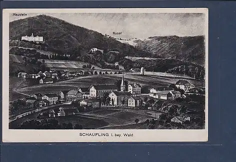 AK Schaufling i. bay. Wald Haustein - Rusel 1940