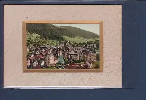 Karte Württemberg: Wildbad 1920 Karte zum Aufstellen
