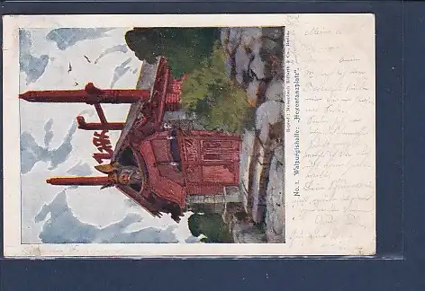 AK No.1 Walpurgishalle: Hexentanzplatz 1902