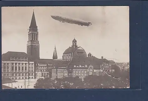 Photo AK Kiel / Zeppelin 1912