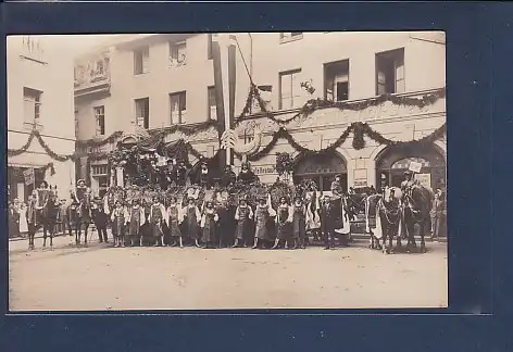 Photo AK Kassel Schöfferhof Bier Umzug 1920