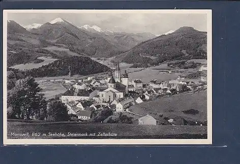 AK Mariazell Steiermark mit Zellerhüte 1939