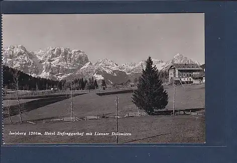 AK Iselsberg Hotel Defreggerhof mit Lienzer Dolomiten 1936