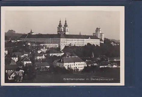 AK Kremsmünster m. Benediktinerstift 1930