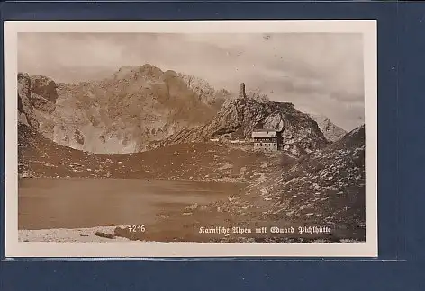 AK Karnische Alpen mit Eduard Pichlhütte 1940