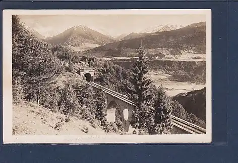 AK Karwendelbahn - Vorbergviadukt 1926