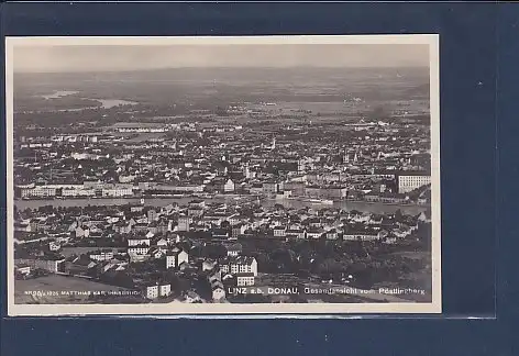 AK Linz a.d. Donau Gesamtansicht vom Pöstlingberg 1930