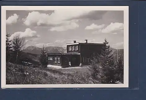 Ak Liechtensteinhaus auf dem Hirschenkogel / Semmering 1952