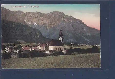 AK Gross Gmain und Lattengebirge 1916