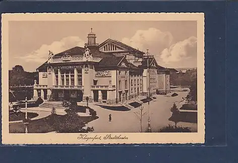 AK Klagenfurt Stadttheater 1923