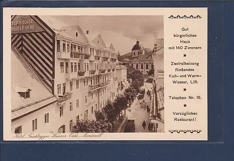 AK Hotel Feichtegger Weisser Ochs Mariazell 1928