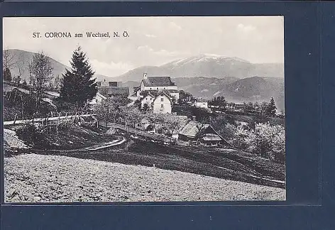 AK St. Corona am Wechsel N. Ö. 1920