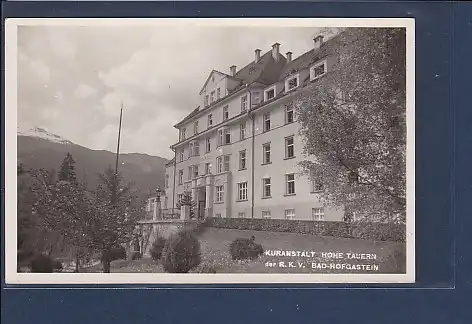 AK Kuranstalt Hohe Tauern der R.K.V. Bad Hofgastein 1942