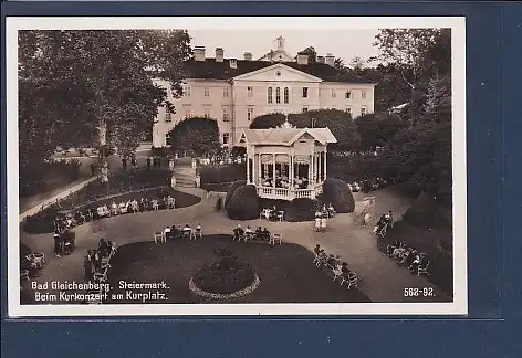 AK Bad Gleichenberg Beim Kurkonzert am Kurplatz 1942