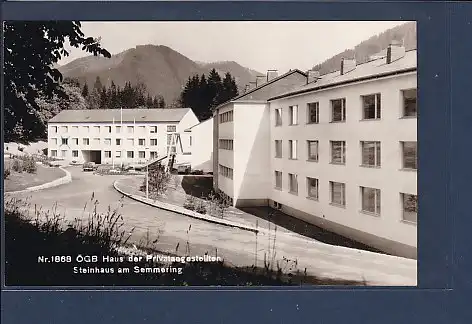 AK ÖGB Haus der Privatangestellten Steinhaus am Semmering 1966